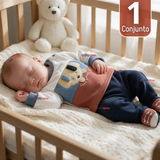 Conjunto 2 Piezas 100% Algodón Tedmimak Niño Cute Baby