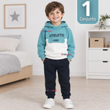 Conjunto Buzo Polerón 2 Piezas 100% Algodón Tedmimak Niño Athletic