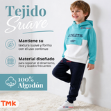 Conjunto Buzo Polerón 2 Piezas 100% Algodón Tedmimak Niño Athletic