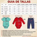 Conjunto 3 Piezas 100% Algodón Tedmimak Niña Sweet Red