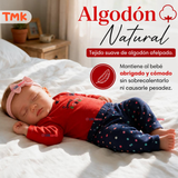 Conjunto 3 Piezas 100% Algodón Tedmimak Niña Sweet Red