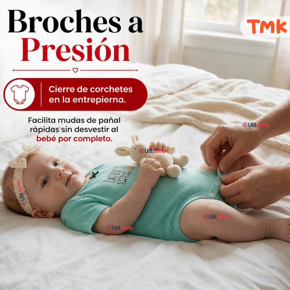 Conjunto 3 Piezas 100% Algodón Tedmimak Niña Sweet Red