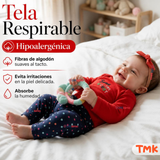 Conjunto 3 Piezas 100% Algodón Tedmimak Niña Sweet Red