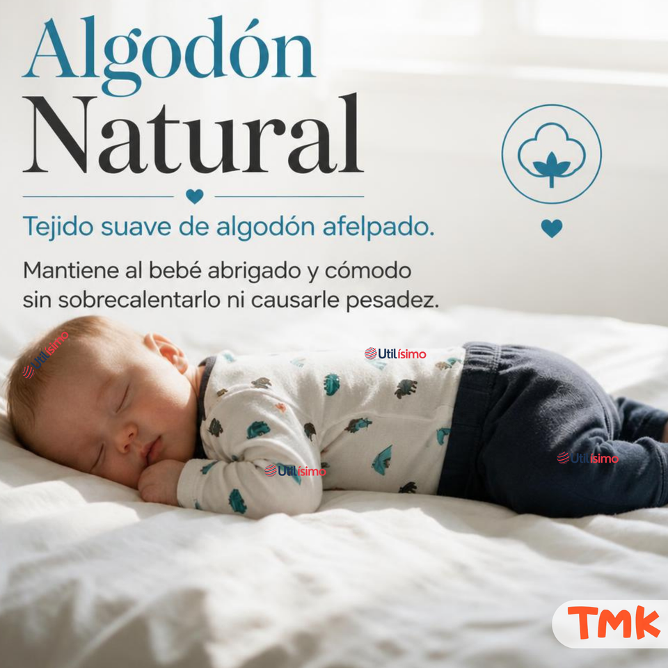 Conjunto 3 Piezas 100% Algodón Tedmimak Niño Forest Child