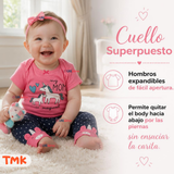 Conjunto 3 Piezas 100% Algodón Tedmimak Niña Baby Unicorn