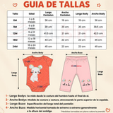 Conjunto 3 Piezas 100% Algodón Tedmimak Niña Mouse & Flower