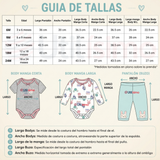 Conjunto 3 Piezas 100% Algodón Tedmimak Niña Baby pet