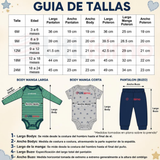 Conjunto 3 Piezas 100% Algodón Tedmimak Niño Casual Child