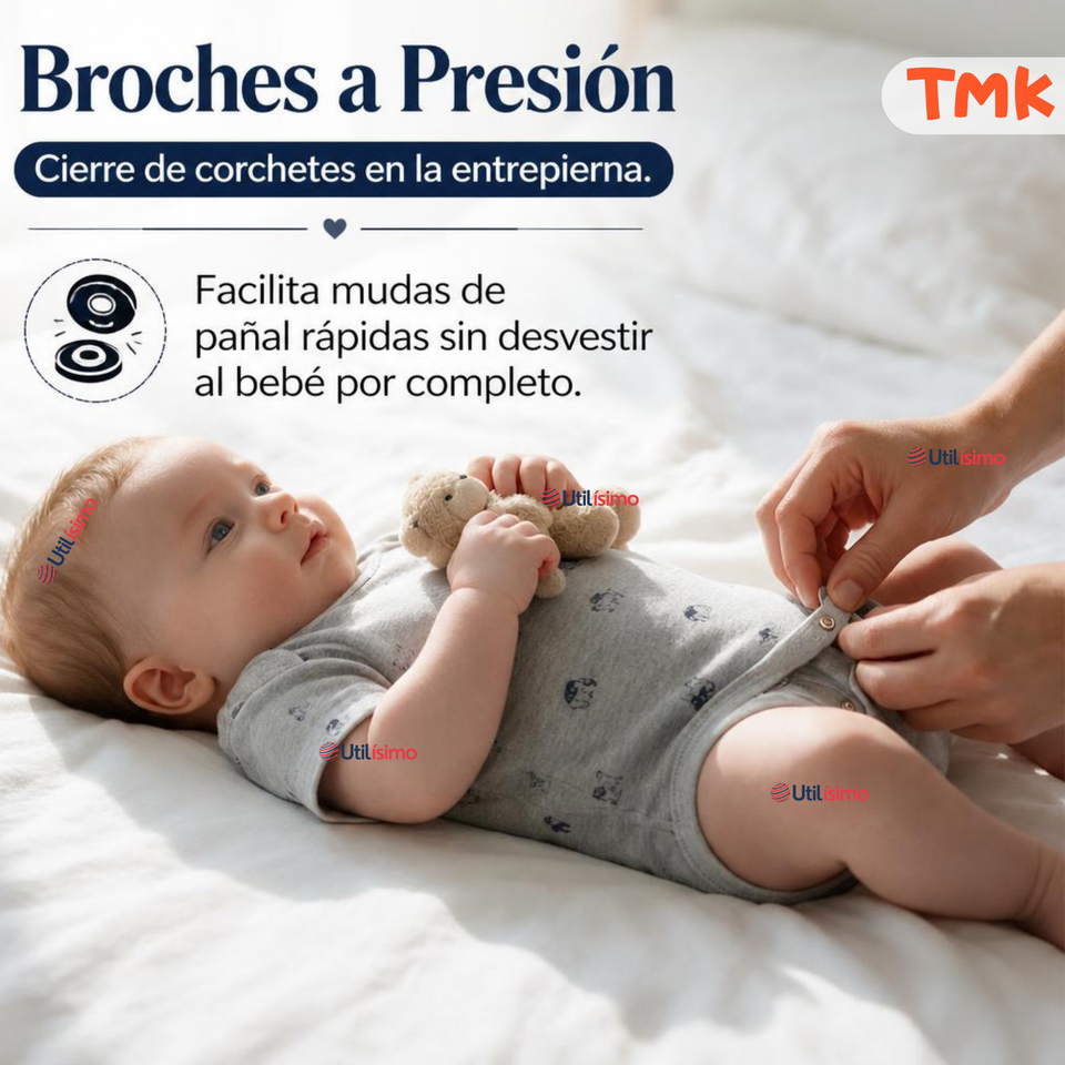 Conjunto 3 Piezas 100% Algodón Tedmimak Niño Casual Child