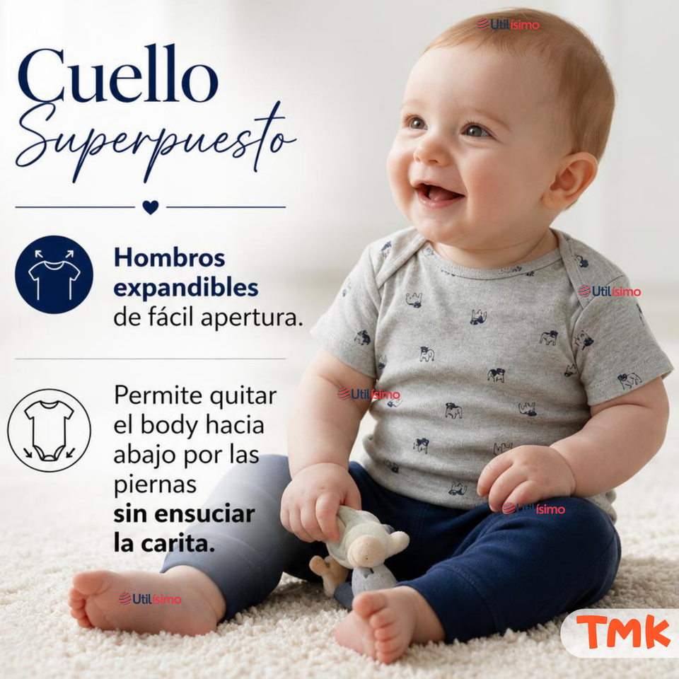 Conjunto 3 Piezas 100% Algodón Tedmimak Niño Casual Child
