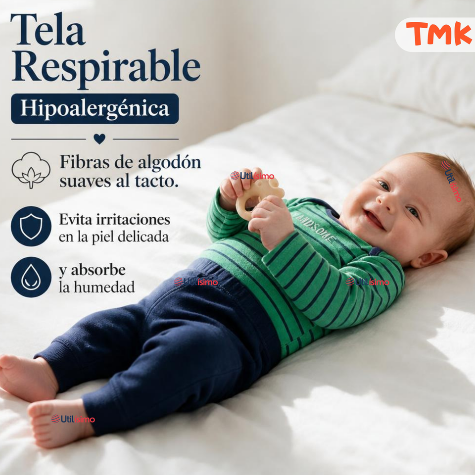 Conjunto 3 Piezas 100% Algodón Tedmimak Niño Casual Child