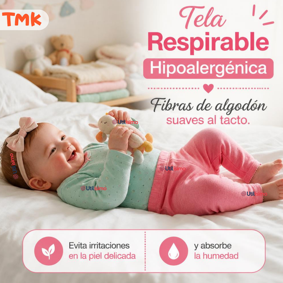 Conjunto 3 Piezas 100% Algodón Tedmimak Niña Princess
