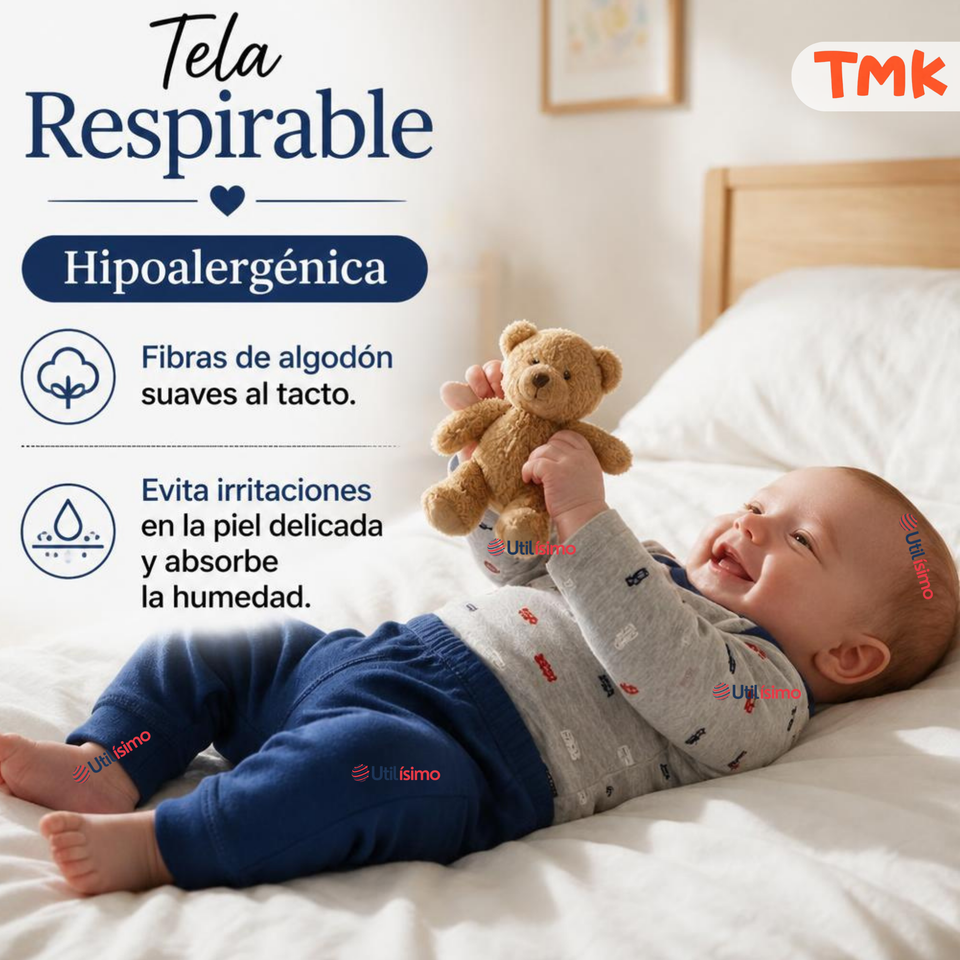Conjunto 3 Piezas 100% Algodón Tedmimak Niño Little Hunk