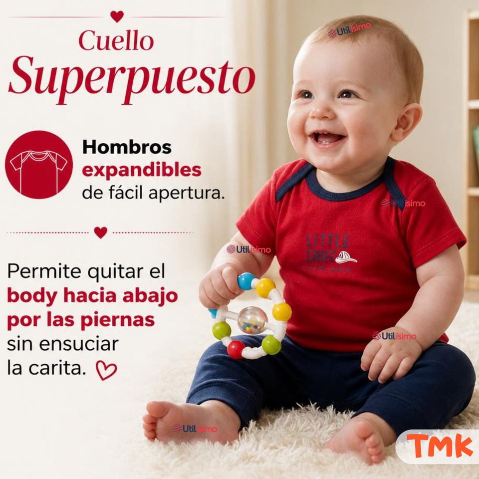Conjunto 3 Piezas 100% Algodón Tedmimak Niño Small Tren