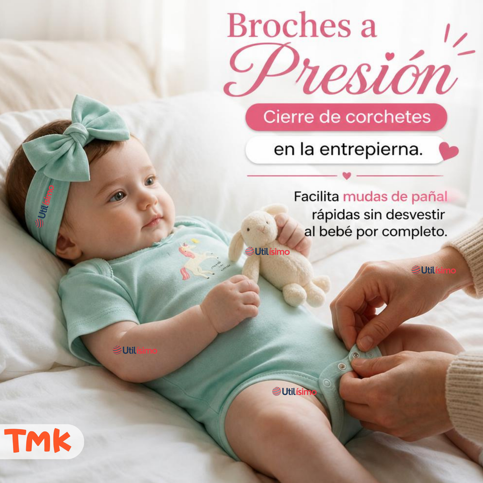 Conjunto 3 Piezas 100% Algodón Tedmimak Niña Magical Unicorn