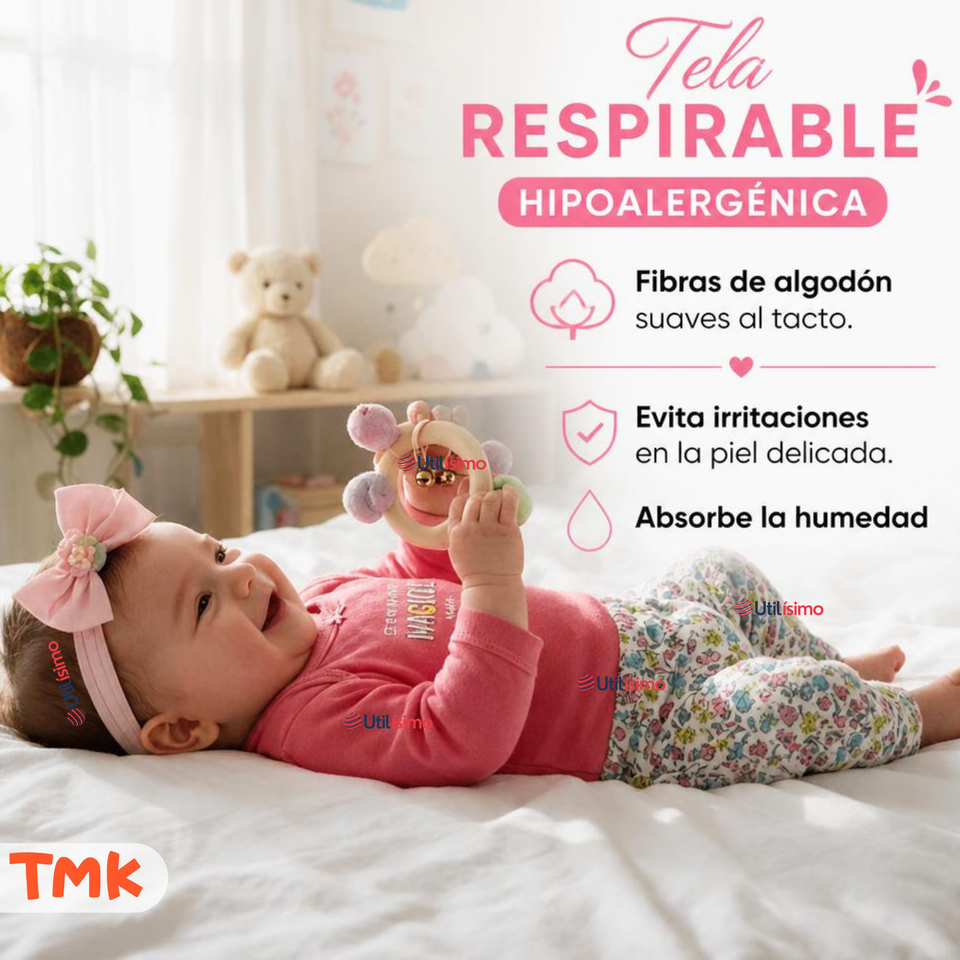Conjunto 3 Piezas 100% Algodón Tedmimak Niña Magical Unicorn