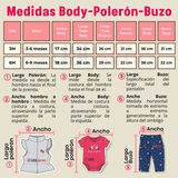 Conjunto 3 Piezas Buzo Pantalón Polerón Body De Algodón Rosado Flores Bebé Niña