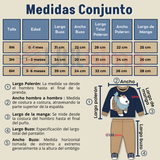 Conjunto 2 Piezas Buzo Pantalón Y Polerón De Algodón Azul Oso Polar Bebé Niño