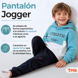Conjunto Buzo Polerón 2 Piezas 100% Algodón Tedmimak Niño Athletic