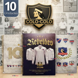Pack 10 Unidades Cuadernos Colo Colo Centenario 100 Hojas