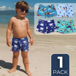 Short De Playa Para Niños Traje De Baño Pantalón Corto Diseños Surtidos