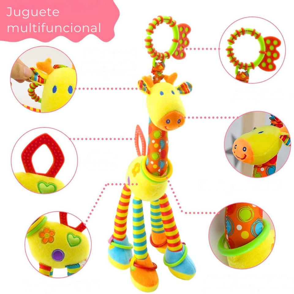 Peluche Sonajero De Bebé Mordedo Jirafa Peluche Sensorial Surtidos