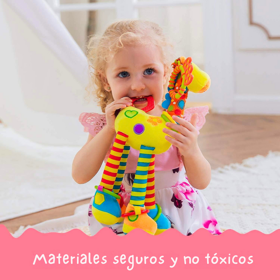 Peluche Sonajero De Bebé Mordedo Jirafa Peluche Sensorial Surtidos