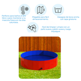 Piscina Bañera Portátil Plegable Perros Y Mascotas 80x20cm