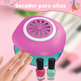Kit De Manicura Con Lámpara  de Secado Juguete Niña