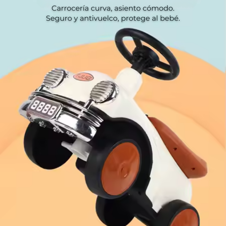 Scooter estilo coche con Luz y Sonido Bebé Niño Niña de 1 a 3 años