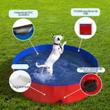 Piscina Bañera Portátil Plegable Perros Y Mascotas 80x20cm