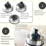 Especiero Giratorio Organizador Para Especias Condimenteros Líquidos y Sólidos