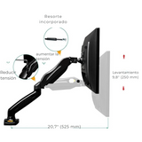 Soporte Brazo Para TV/Monitor Vertical De Escritorio 17" 32"