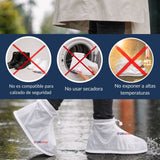 Fundas Cubre Calzado Impermeables Aislante Lluvia Blanco Mujer 1 Par