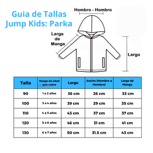 Parka Con Capucha Y Mangas Larga Niño Dinosaurio Azul Claro Jump Kids