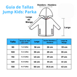 Parka Con Capucha Y Mangas Larga Niño Dinosaurio Azul Claro Jump Kids