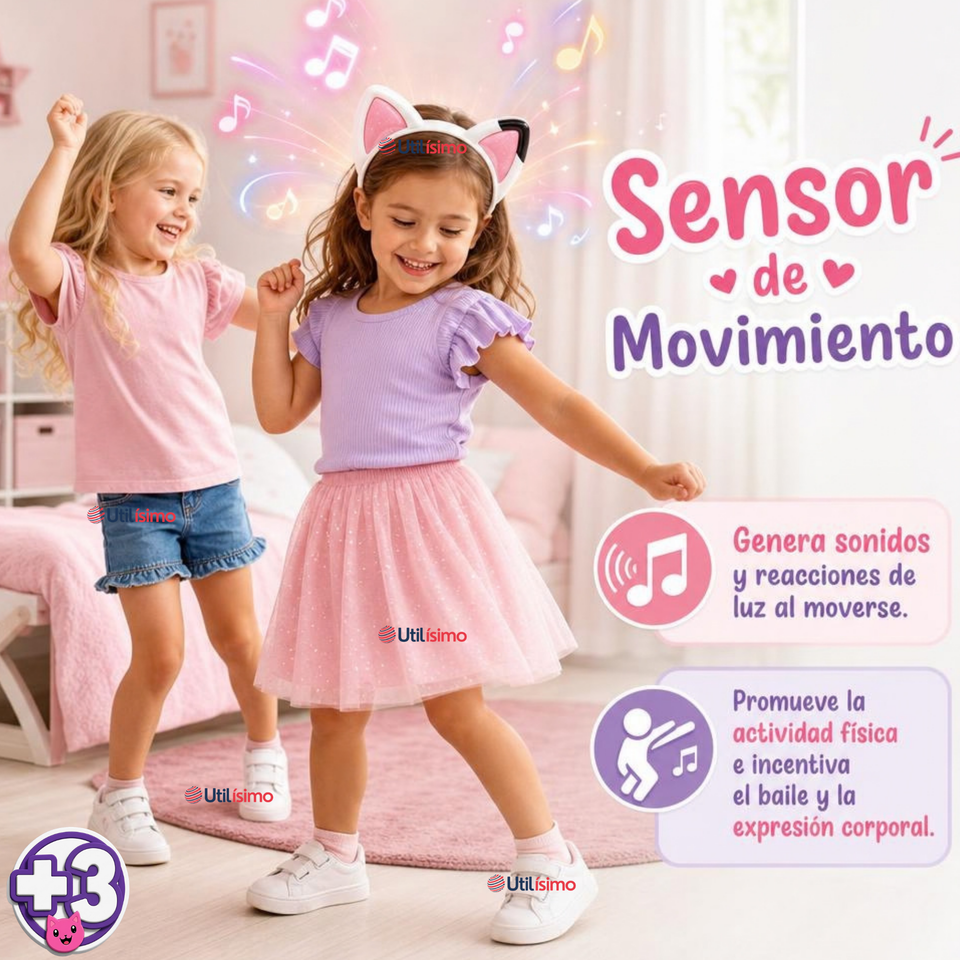 Gaby Orejas Musicales Mágicas Juguete Infantil Niña