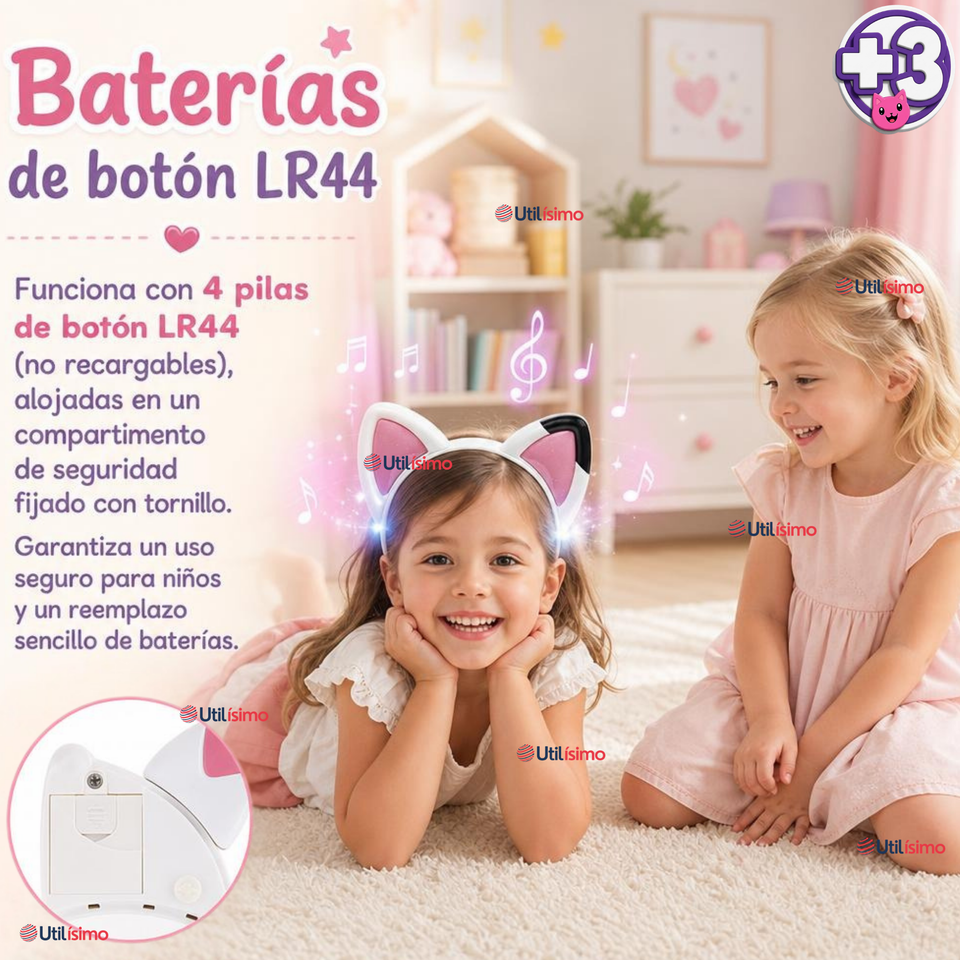 Gaby Orejas Musicales Mágicas Juguete Infantil Niña