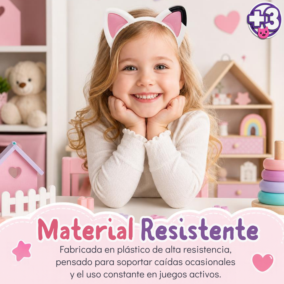 Gaby Orejas Musicales Mágicas Juguete Infantil Niña