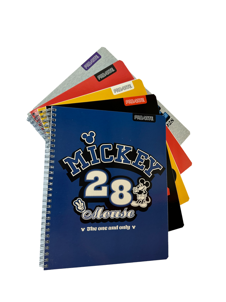 Pack 5 Cuadernos Universitario Mickey Matemática 7mm 100 HOJAS