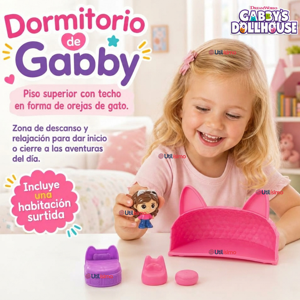 Habitación Surtida Gabby's  Dollhouse Juguete Para Niña