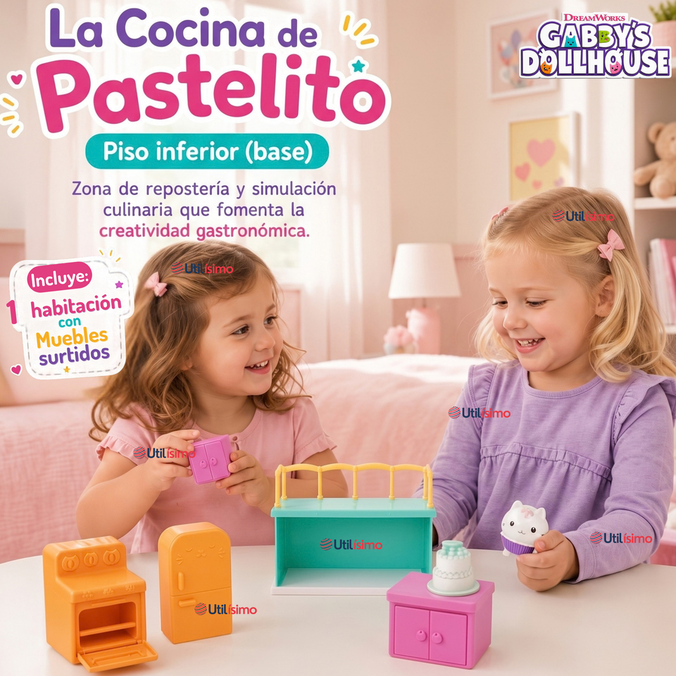 Habitación Surtida Gabby's  Dollhouse Juguete Para Niña