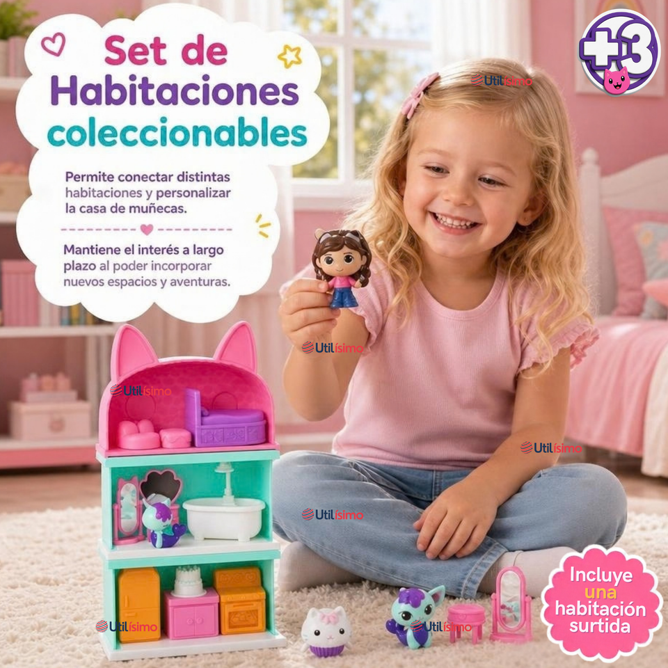 Habitación Surtida Gabby's  Dollhouse Juguete Para Niña