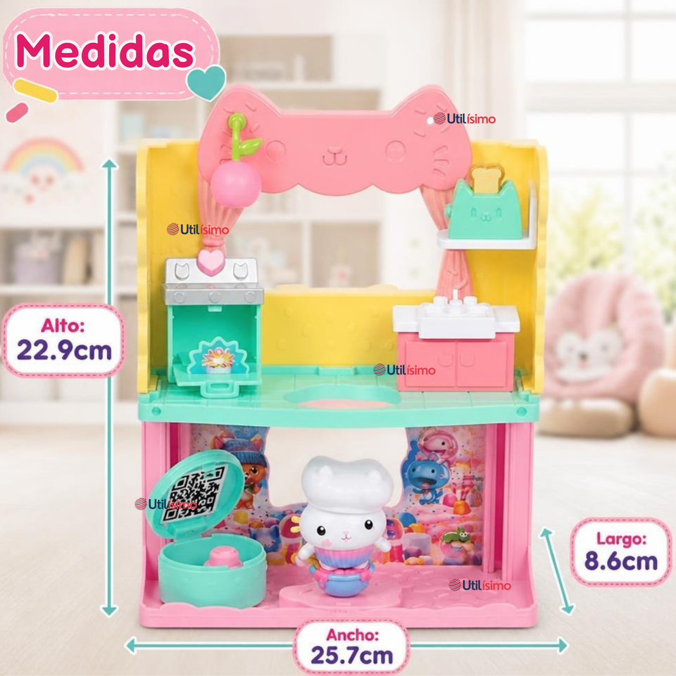 Habitacione Gabby´s Dollhouse Cakey Cat Juguete Infantil Niña