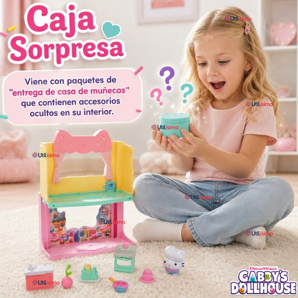 Habitacione Gabby´s Dollhouse Cakey Cat Juguete Infantil Niña