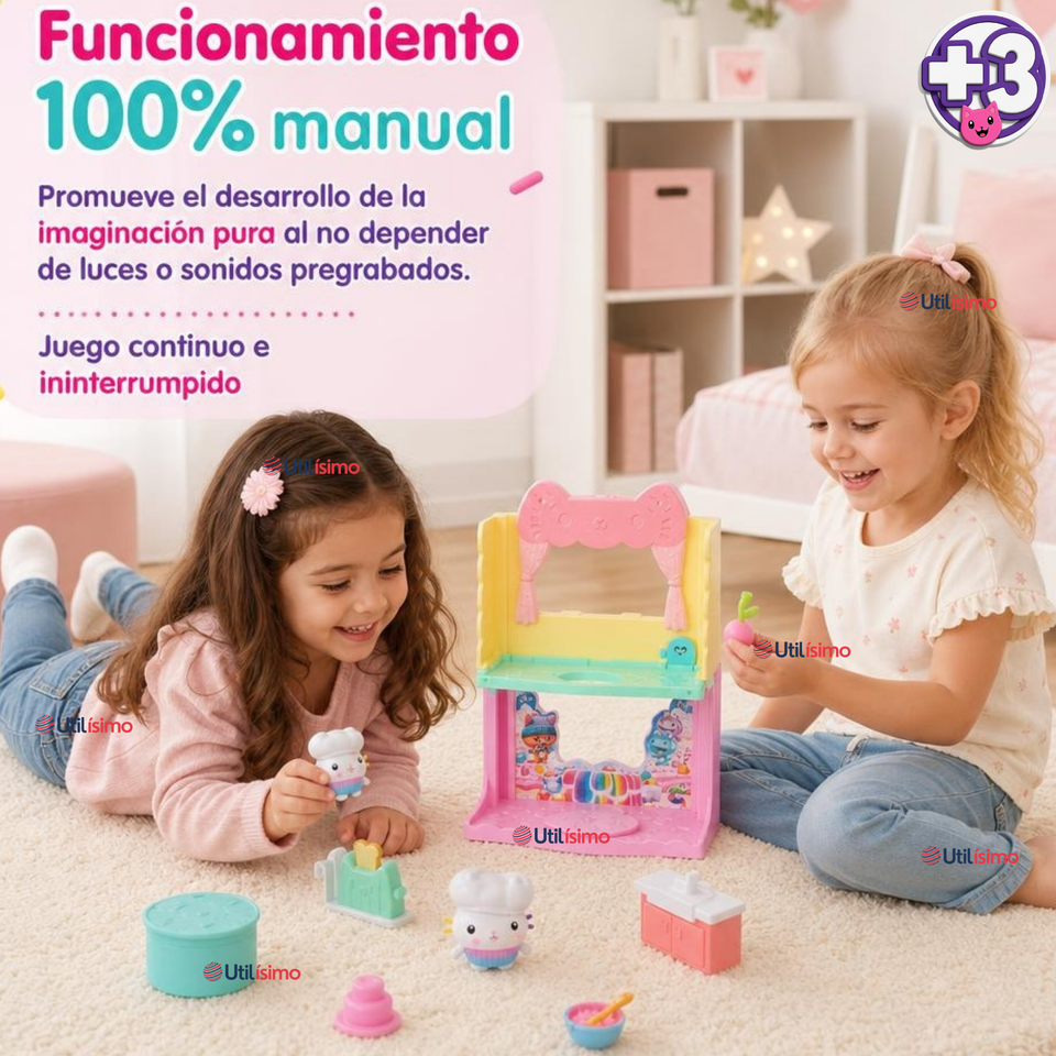 Habitacione Gabby´s Dollhouse Cakey Cat Juguete Infantil Niña