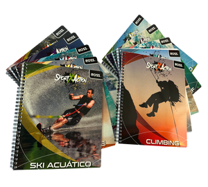 Pack 10 Cuadernos Universitario Deporte Acuatico Matemática 7MM 100 HOJAS