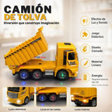 Camión Tolva Juguete Infantil Camión De Luces y Sonidos Interactivo Niño