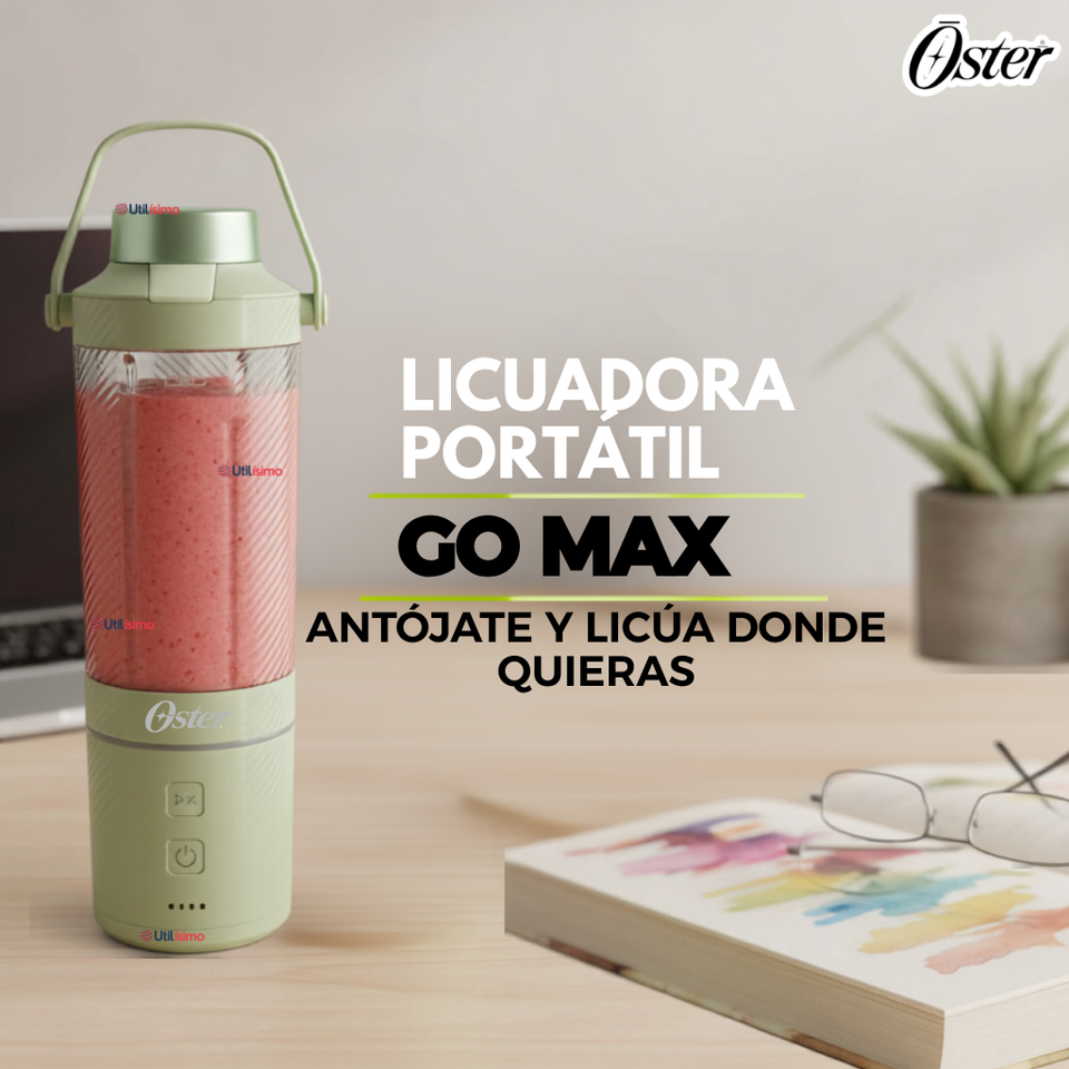 Licuadora personal portátil  Oster GOMAX (590 ML) 100 W verde