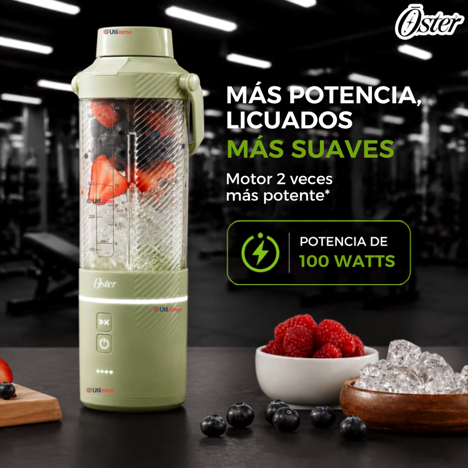 Licuadora personal portátil  Oster GOMAX (590 ML) 100 W verde